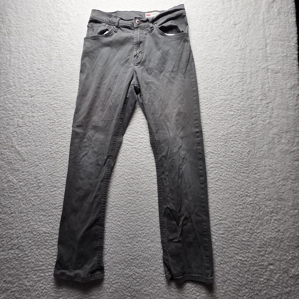 Wrangler Straight Fit Jeans Mens 30x30 Gray Regular Straight Denim Med Wash